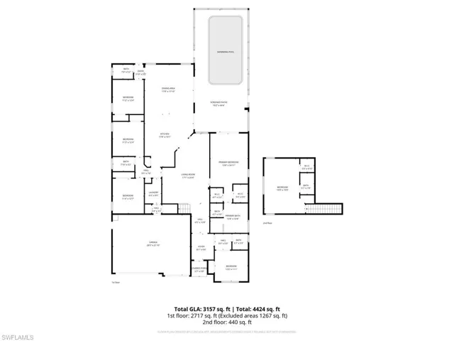 View of floor plan / room layout