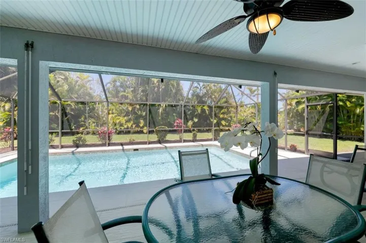 Lanai looking onto pool