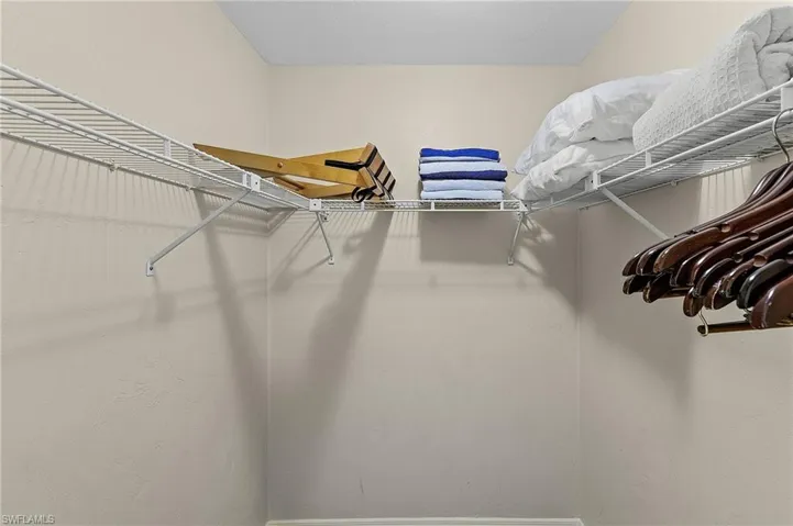 View of spacious closet