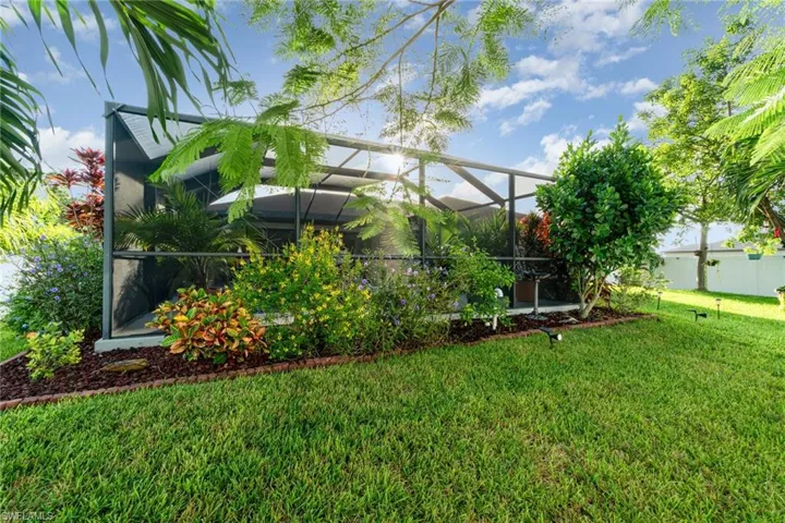 Beautiful landscaping.