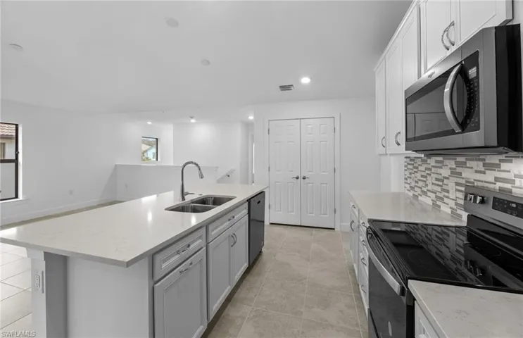 Interior of completed home.