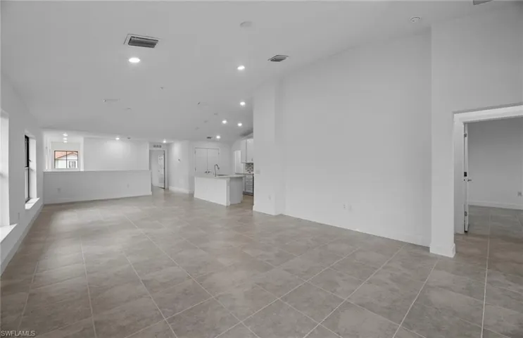 Interior of completed home.
