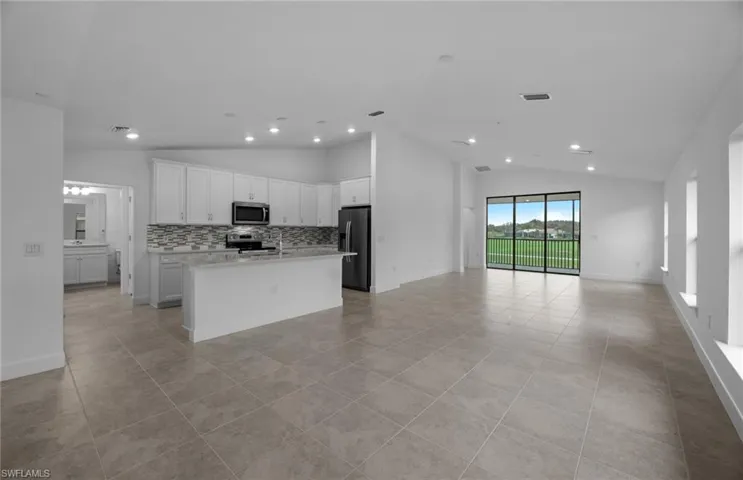 Interior of completed home.