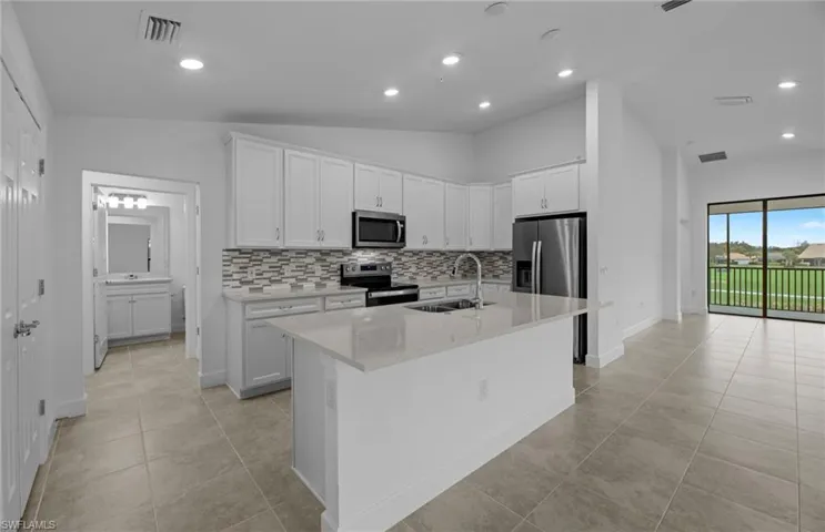 Interior of completed home.