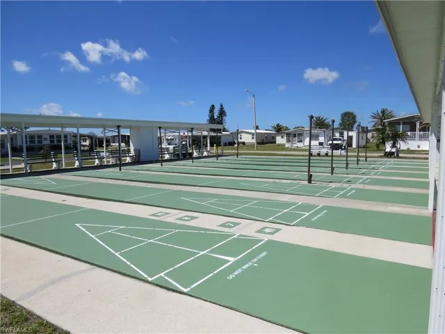View of community with shuffleboard