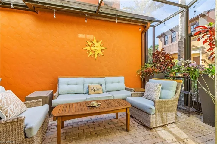 View of patio / terrace featuring an outdoor hangout area