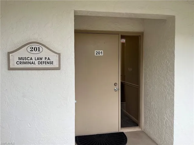 View of exterior entry