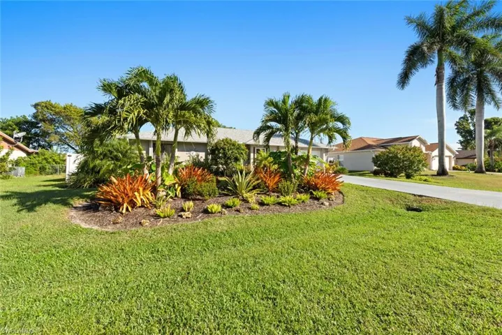 View of green lawn