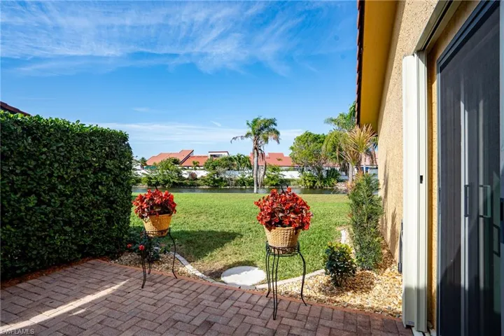 View of patio