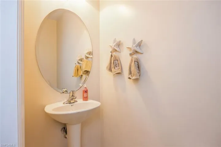 Downstairs half bath