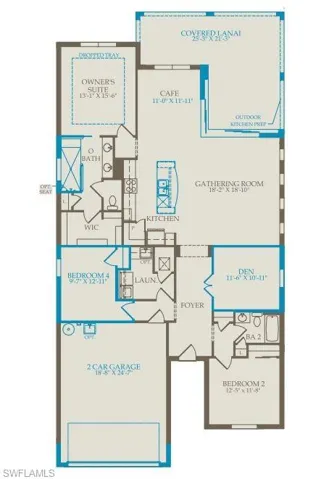 Floorplan with structurals