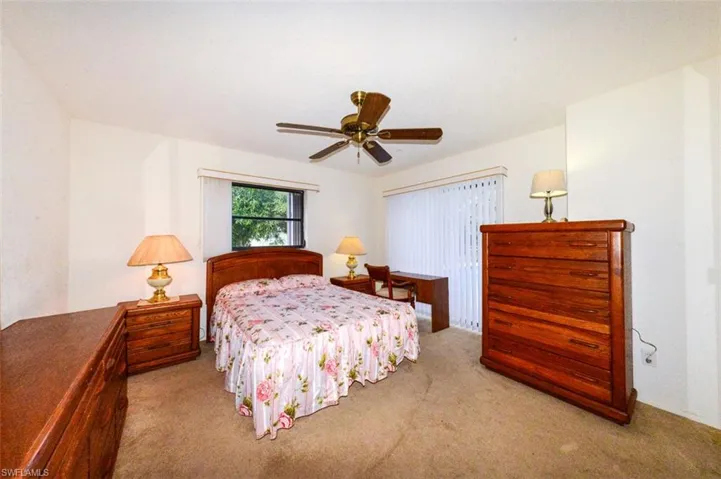 Bedroom 3 with ceiling fan