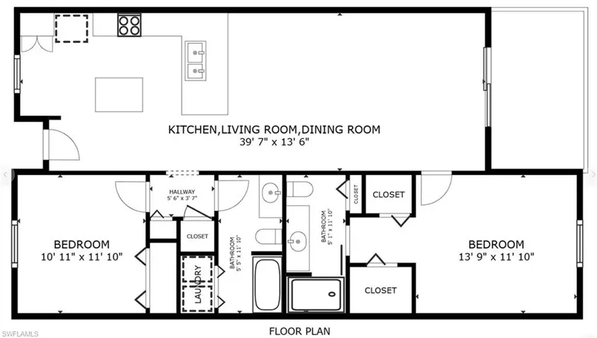 View of floor plan / room layout