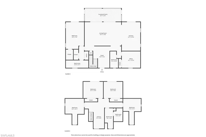View of floor plan / room layout