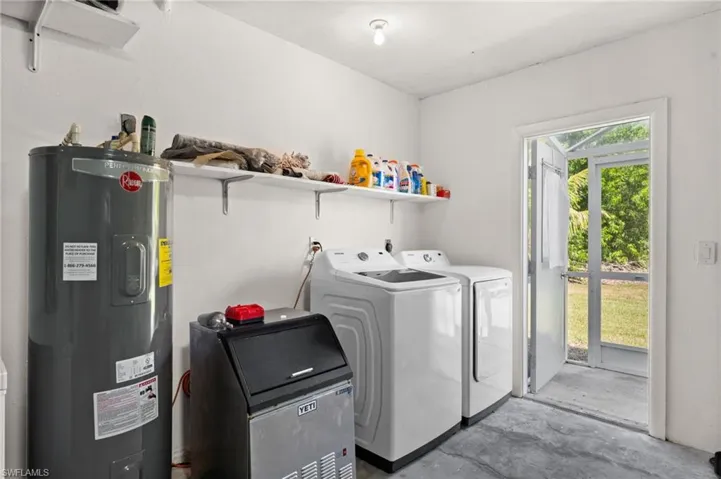 In Garage Laundry