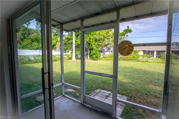 Screened porch off Family Room/Lanai