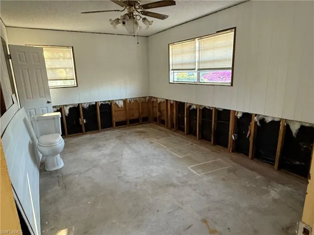 Master bedroom with bathroom