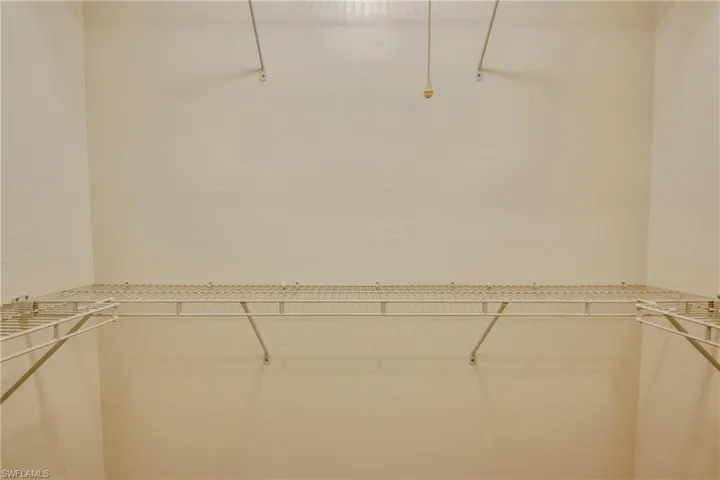 View of spacious closet