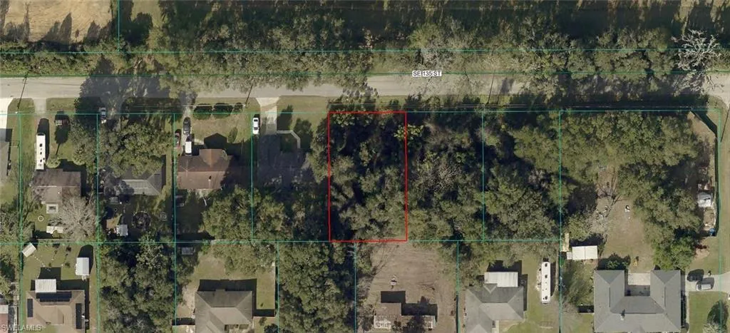 Aerial Survey. Illustrating the property boundaries and surrounding parcels