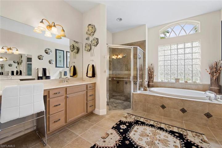 2nd vanity in Master bath has makeup area