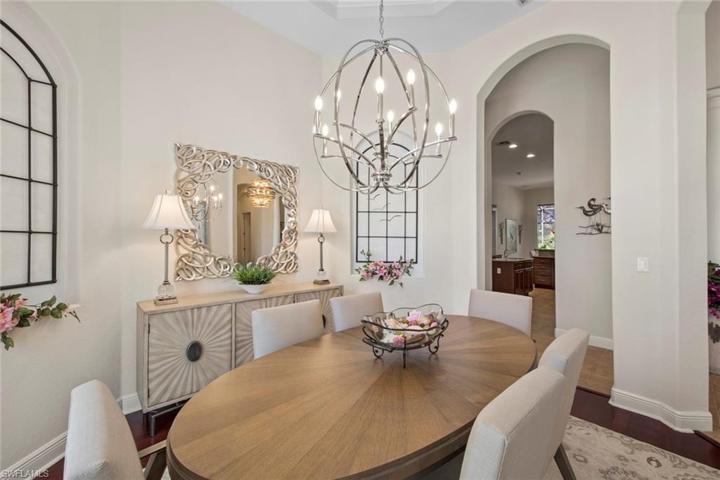 Dining room looking through to kitchen