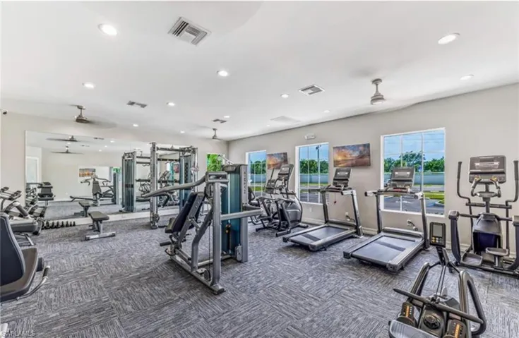 Clubhouse gym