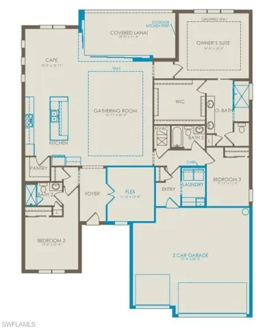 Floor plan with structurals