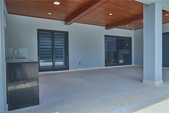 View of patio / terrace featuring sink