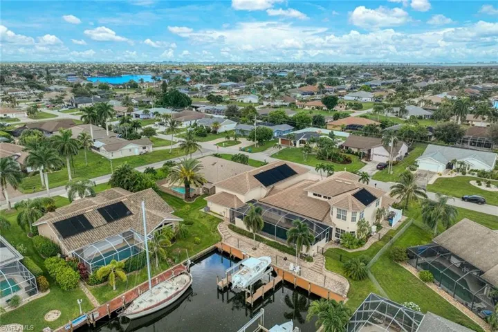 Aerial View of Dock