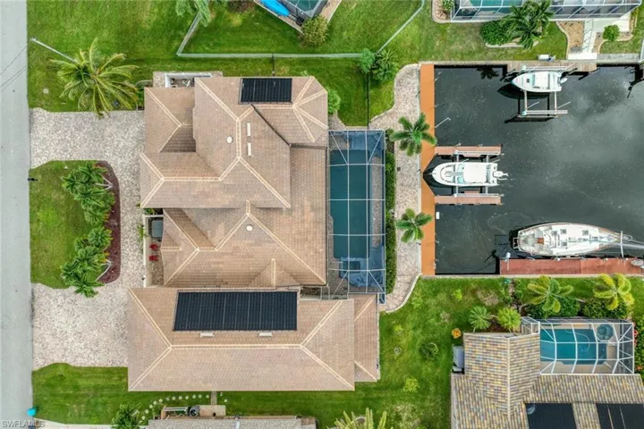 Overhead view of Triple Lot Home Site