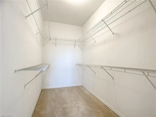 Master walk-in closet