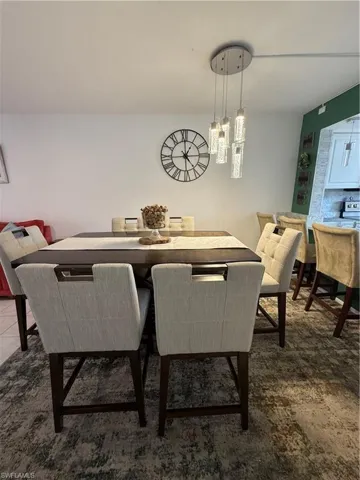 View of dining area