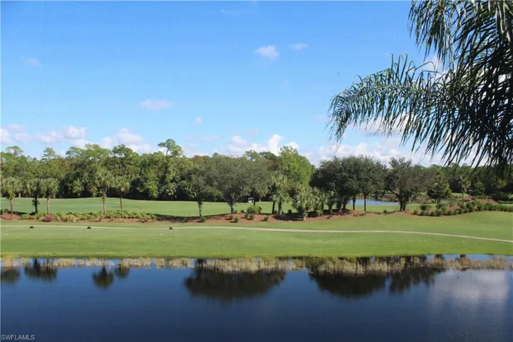 Water view featuring a golf club