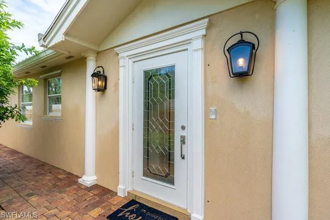 View of entrance to property