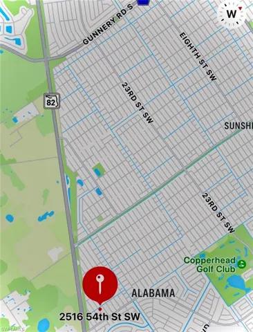 Map location