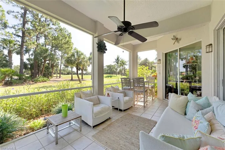 Screened in lanai