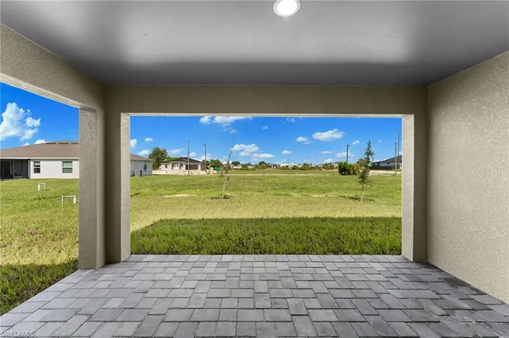View of patio