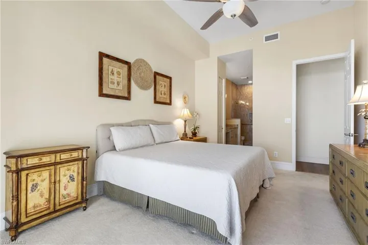 Your 2nd bedroom has a ensuite bathroom.  Perfect for guests!