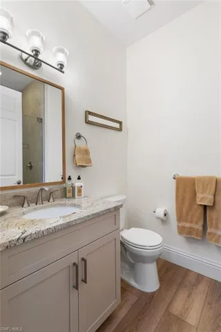 3rd full bathroom has a walk in shower.