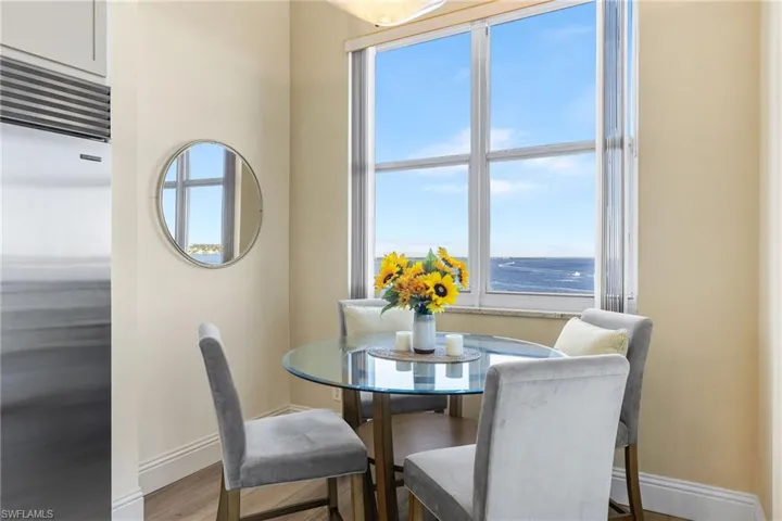 These are your views from your breakfast nook!