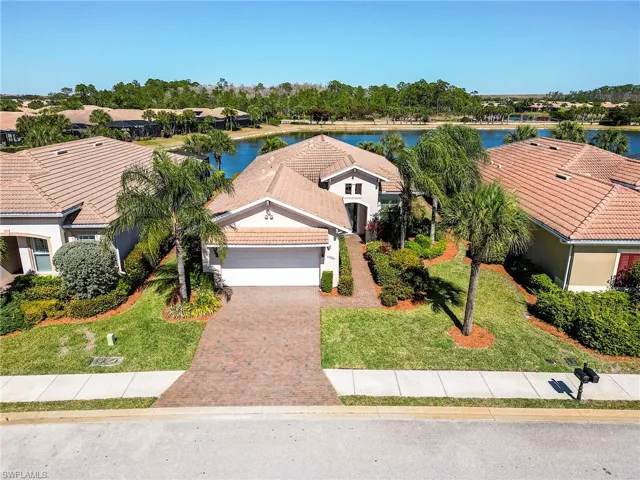 The Florencia by WCI overlooks a beautiful lake