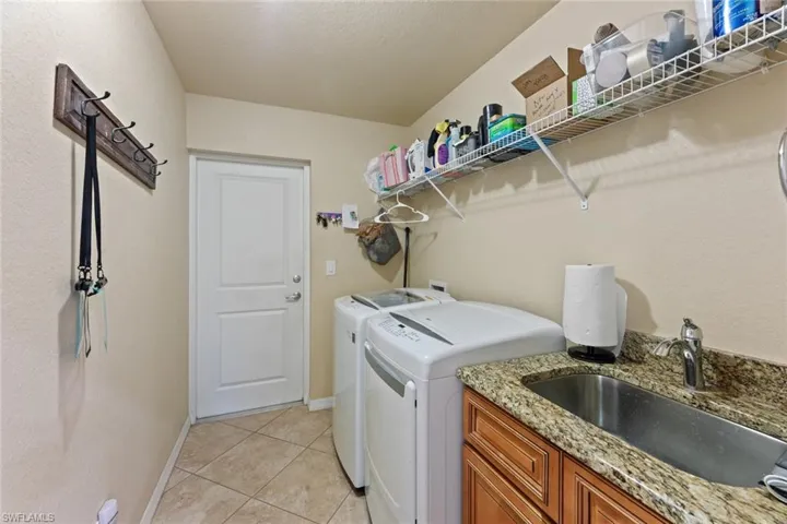 Laundry and sink