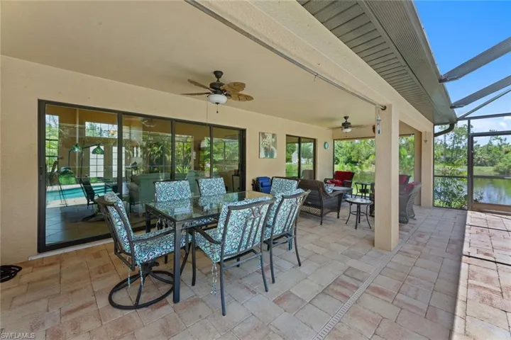 Screened lanai