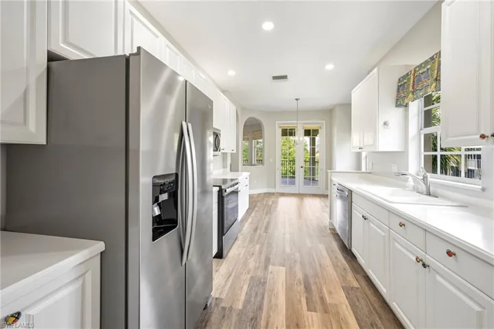 large kitchen with updated appliances