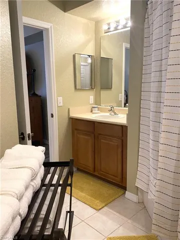 Single Vanity, full bath