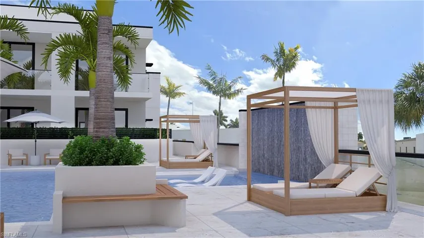 42 foot pool with sunshelf