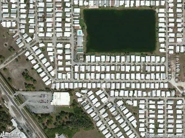 Aerial overview of property's location