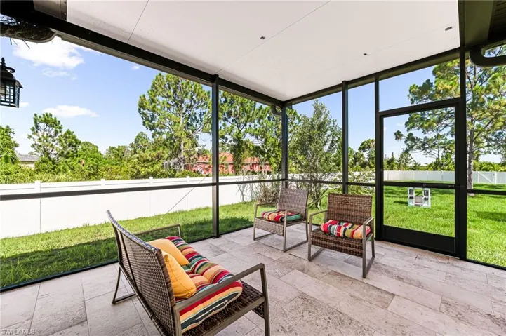 Sunroom / solarium with a wealth of natural light