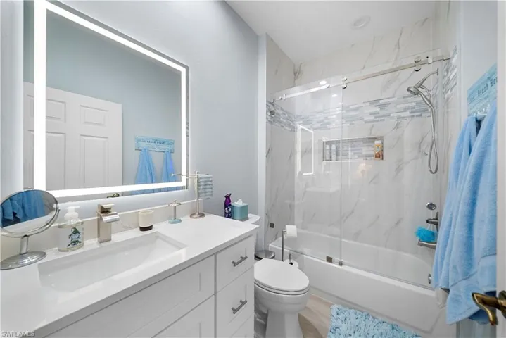 GUEST BATH COMPLETELY RENOVATED
