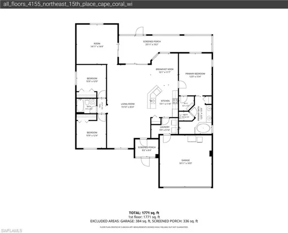 4155 Ne 15th Pl, Cape Coral, Florida 33909